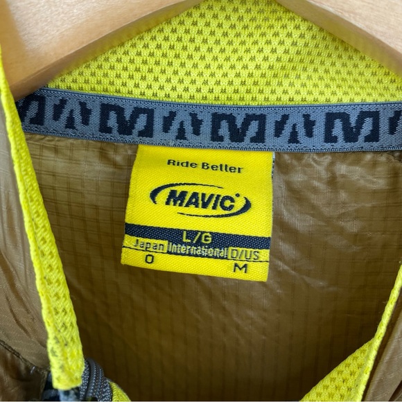 Mavic Cycling Jacket Women’s Medium Gold‎ Altium Vented Lightweight Bike Sports - Picture 7 of 16